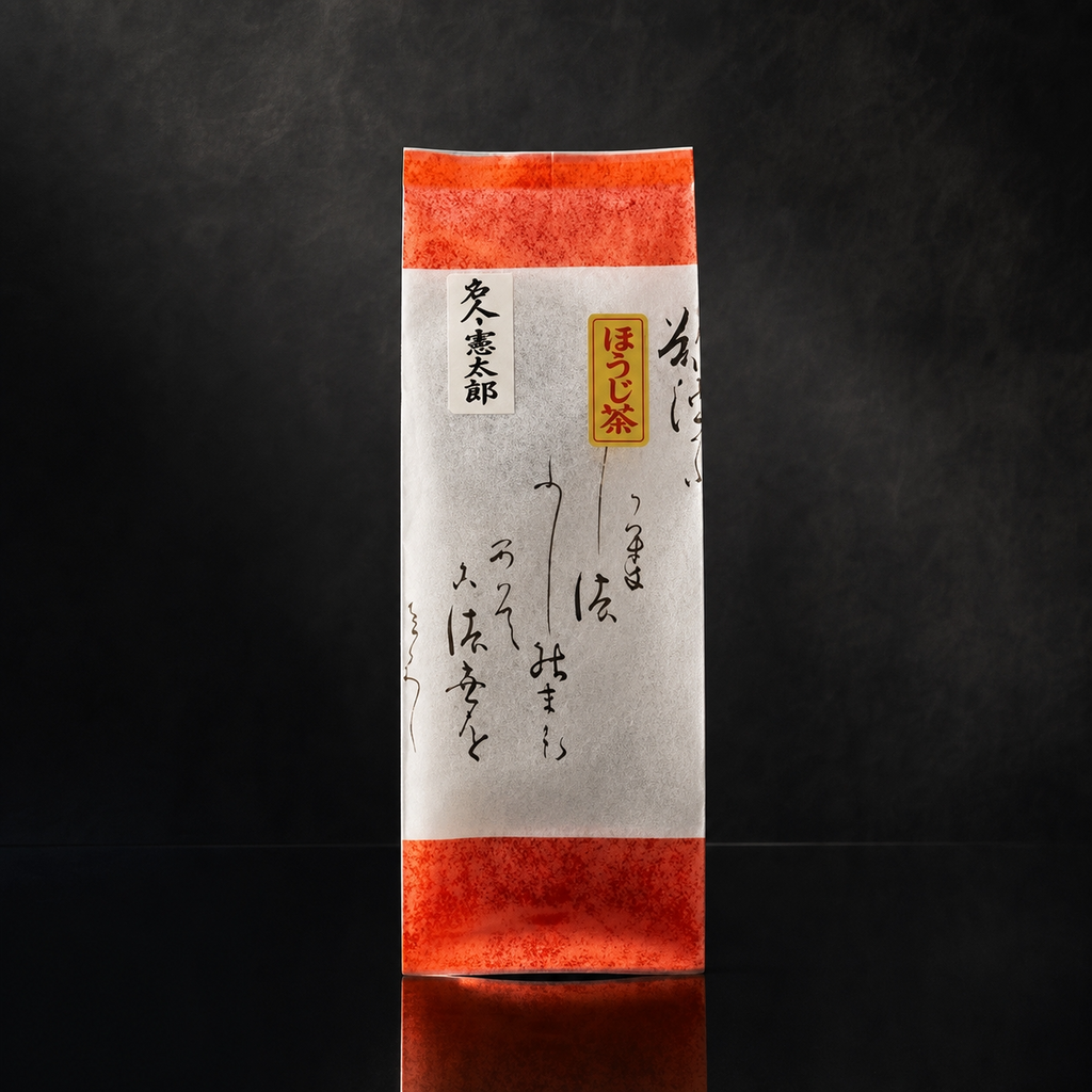 毎日飽きずに飲める、香ばしさの極み 【ほうじ茶】　名人憲太郎　袋入り　（100ｇ）