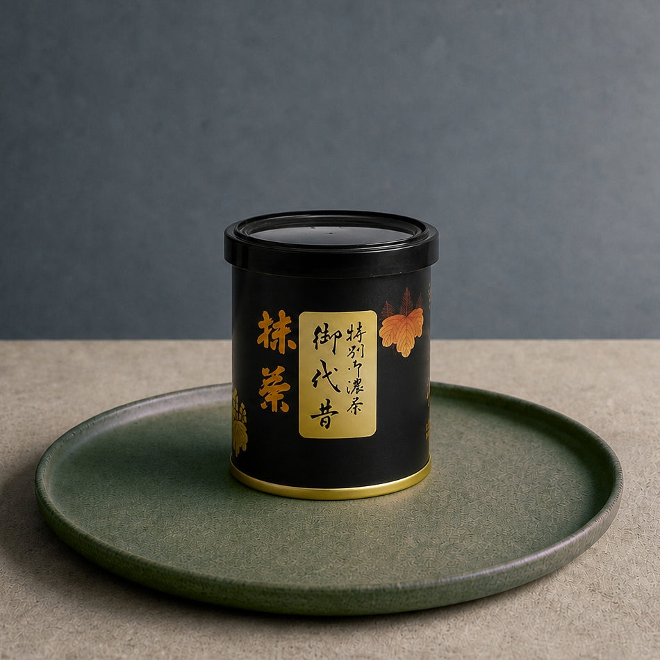 茶道家にも愛させる！贈って格が伝わる、老舗の頂点！ 【抹茶】　御代昔（みよむかし）　（30ｇ）